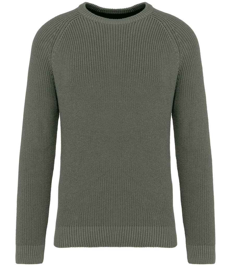 Native Spirit Chunky Knit Sweater in Organic Khaki
