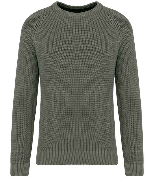 Native Spirit Chunky Knit Sweater in Organic Khaki