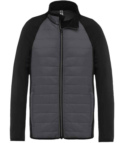 Proact Dual Fabric Sports Jacket in Sporty Grey/Black