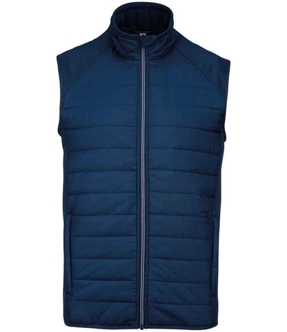 Proact Dual Fabric Sports Bodywarmer in Sporty Navy/Sporty Navy