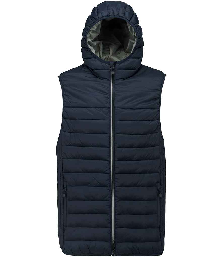 Proact Hooded Padded Bodywarmer in Navy