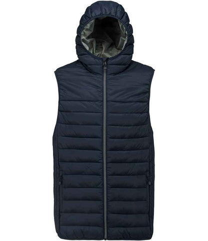 Proact Hooded Padded Bodywarmer in Navy