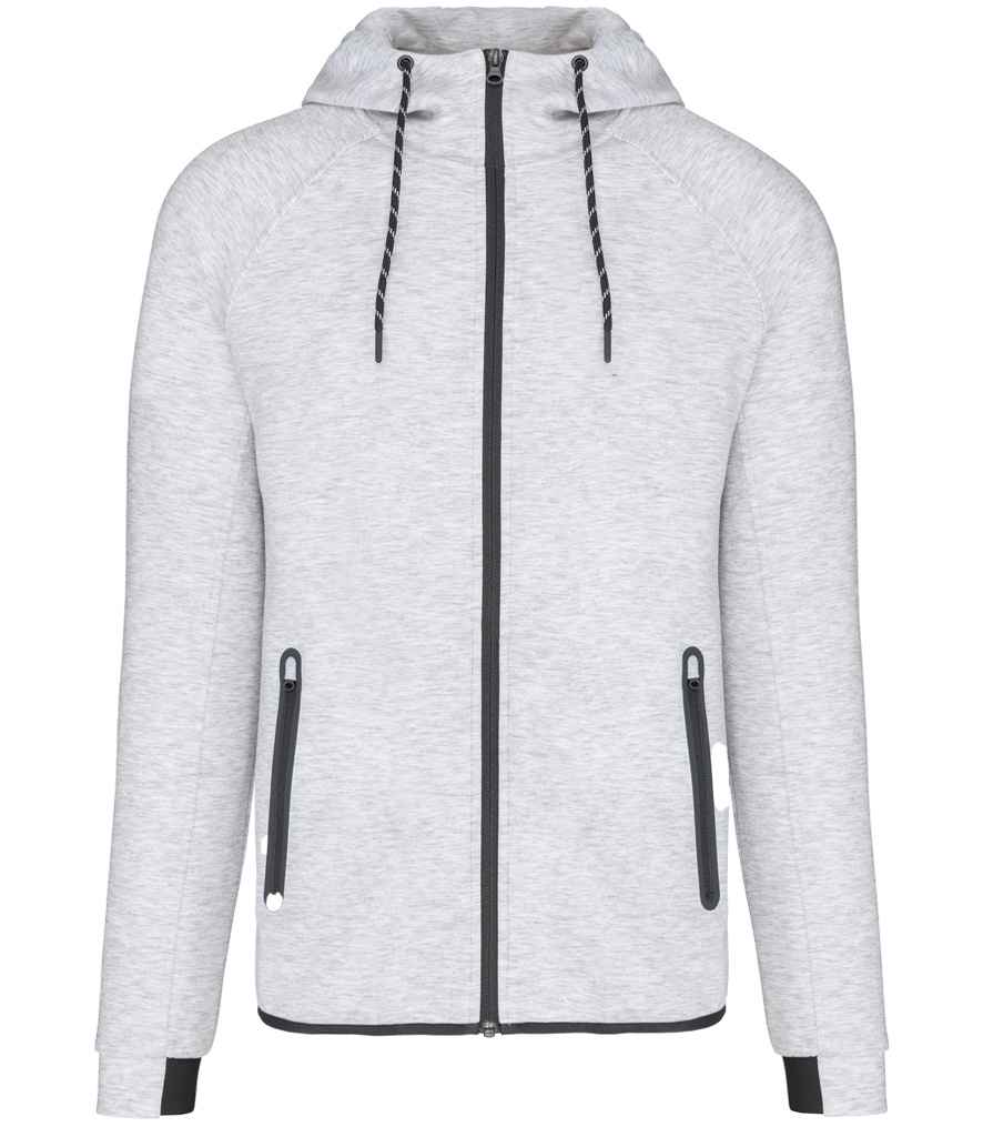 Proact Performance Hooded Jacket in Ash Heather