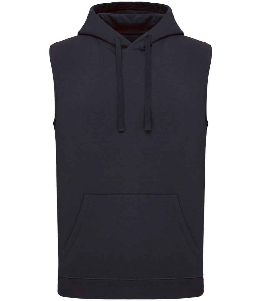 Proact Unisex Sleeveless Hoodie in Navy