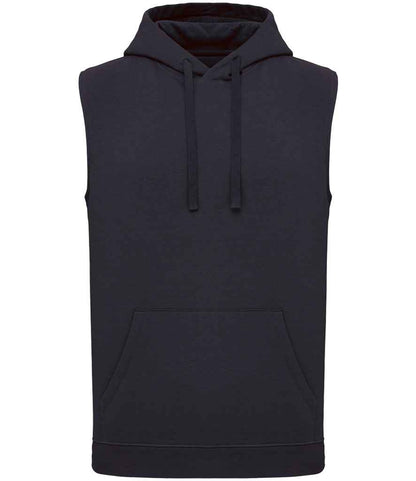 Proact Unisex Sleeveless Hoodie in Navy