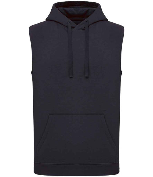 Proact Unisex Sleeveless Hoodie in Navy
