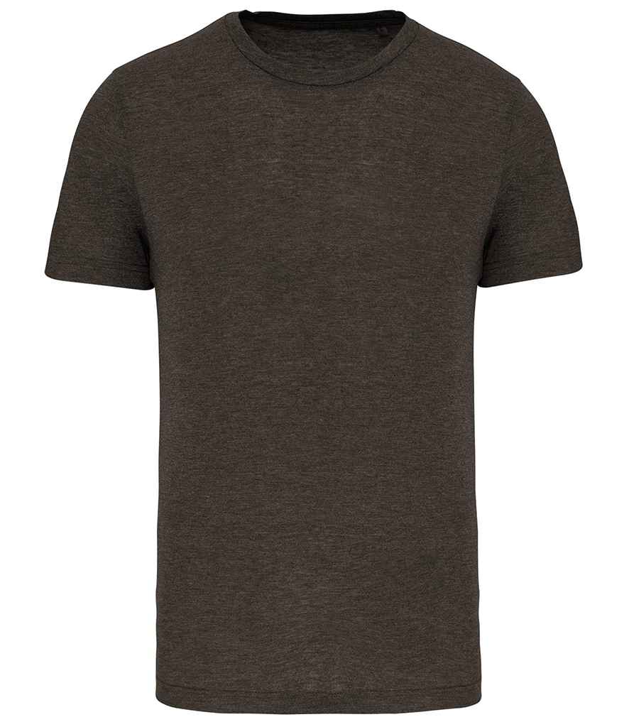Proact Triblend Sports T-Shirt in Dark Khaki Heather