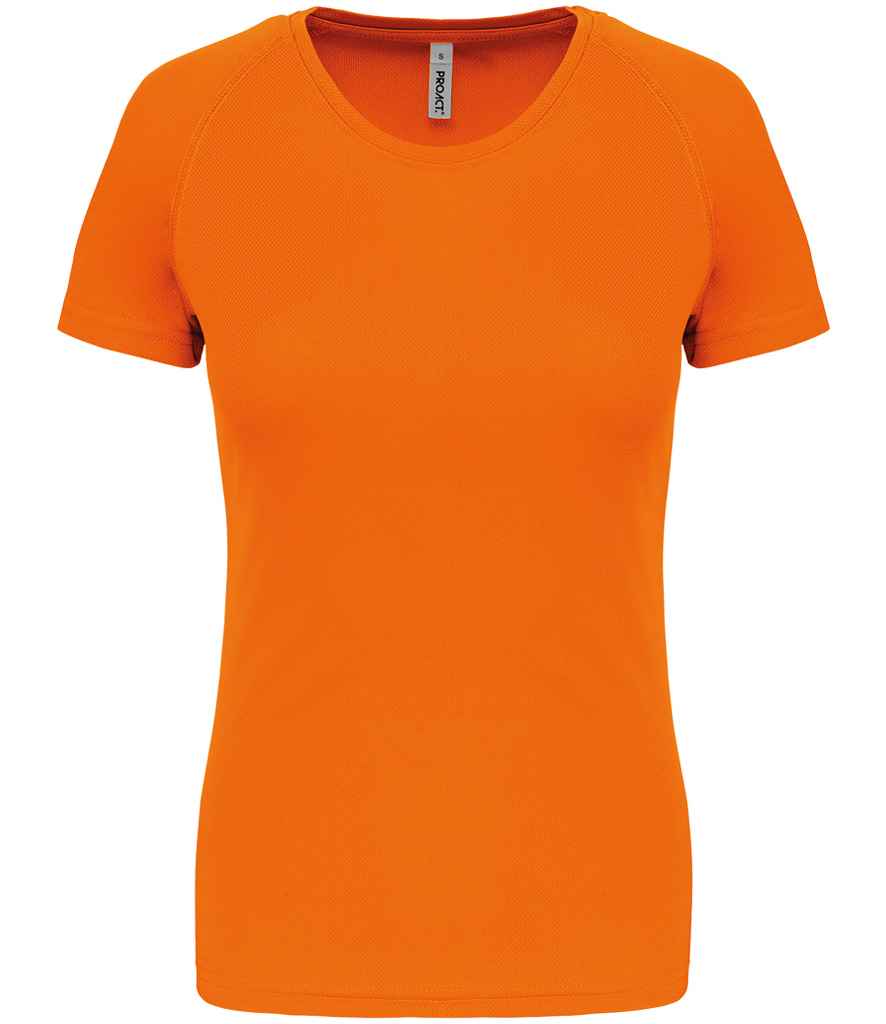 Proact Ladies Performance T-Shirt in Fluorescent Orange