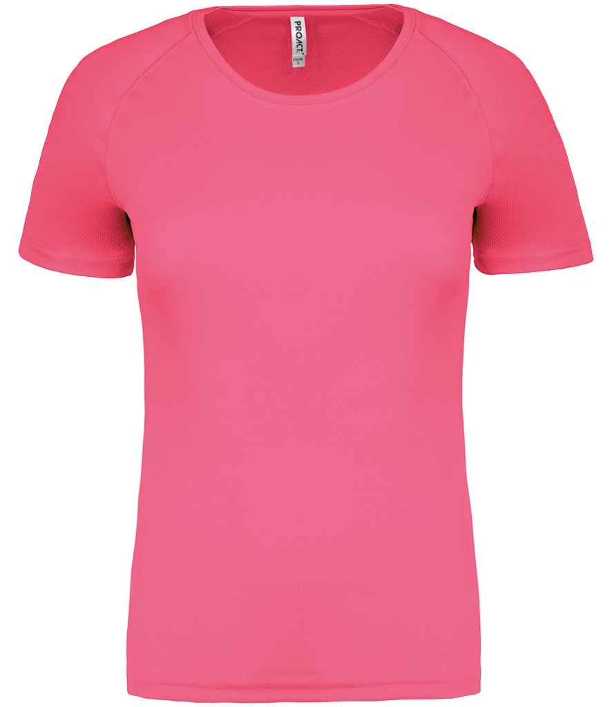 Proact Ladies Performance T-Shirt in Fluorescent Pink