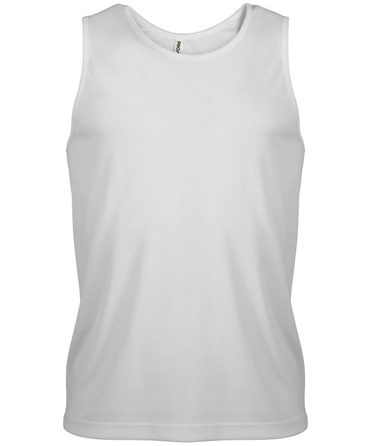 Kariban Proact Men's sports vest Lime