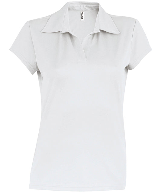 Kariban Proact Ladies' short-sleeved polo shirt Aqua Blue