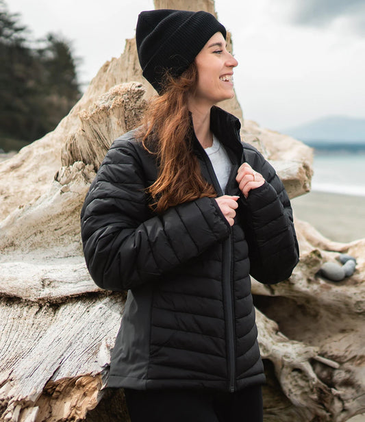 Stormtech Ladies Montserrat Thermal Jacket - Black/Granite - Model
