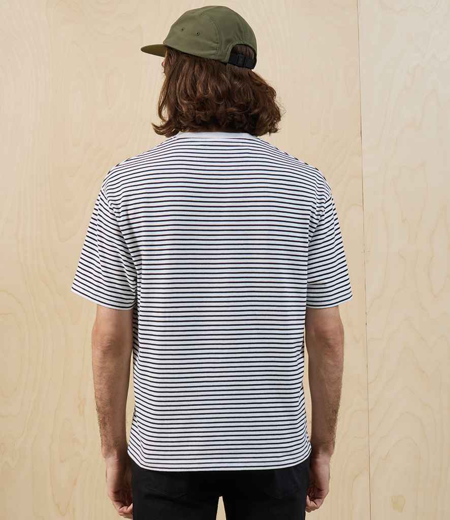 Premier Premier Unisex Utility 2.0 Oversized T-Shirt Black/White Stripe