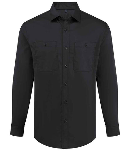 Premier Unisex Utility 2.0 Service Shirt in Stay Black