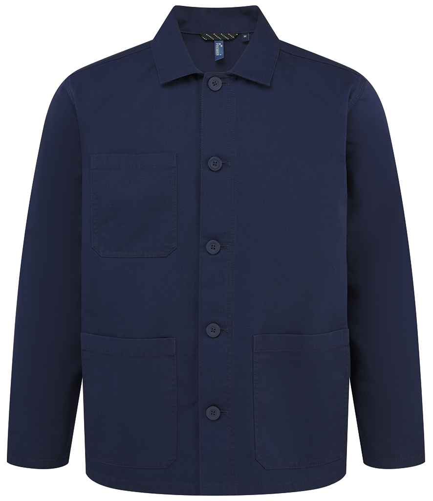 Premier Unisex Utility 2.0 Chore Jacket in Stay Navy