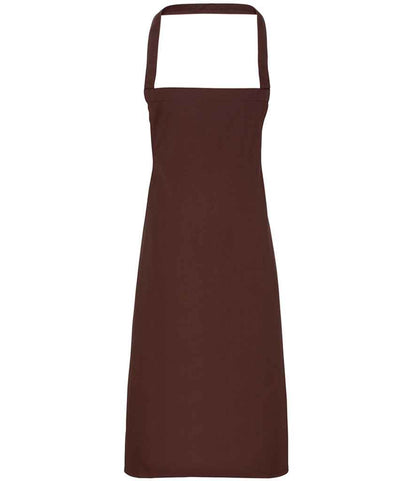 Premier Organic Cotton Bib Apron in Brown