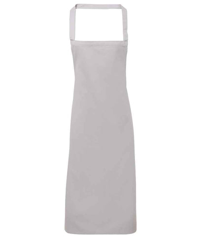 Premier Organic Cotton Bib Apron in Silver