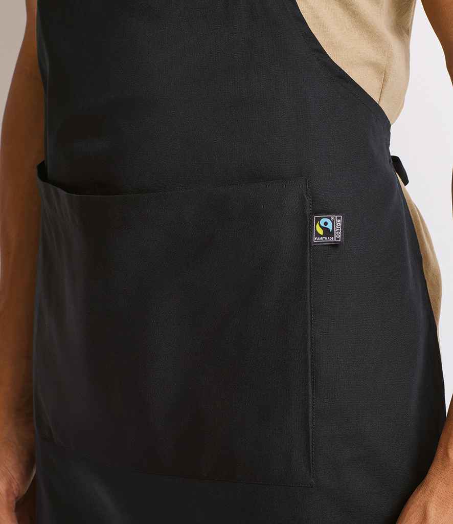 Premier Fairtrade Organic Cotton Bib Apron - model image