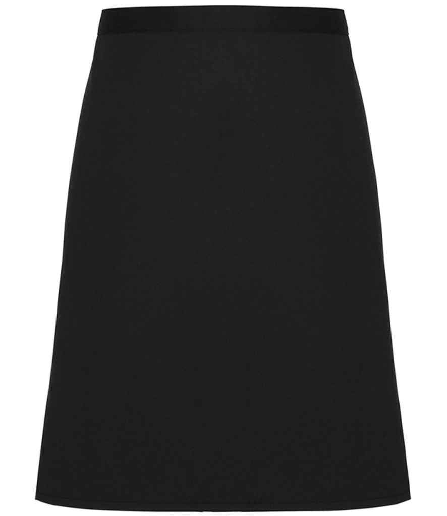 Premier Fairtrade Organic Cotton Waist Apron in Black