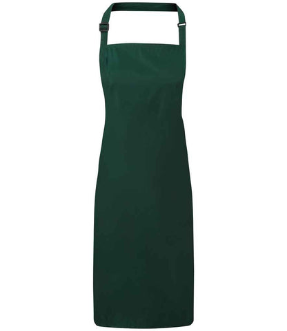 Premier Waterproof Bib Apron in Bottle Green