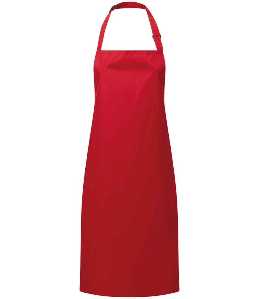 Premier Waterproof Bib Apron in Red