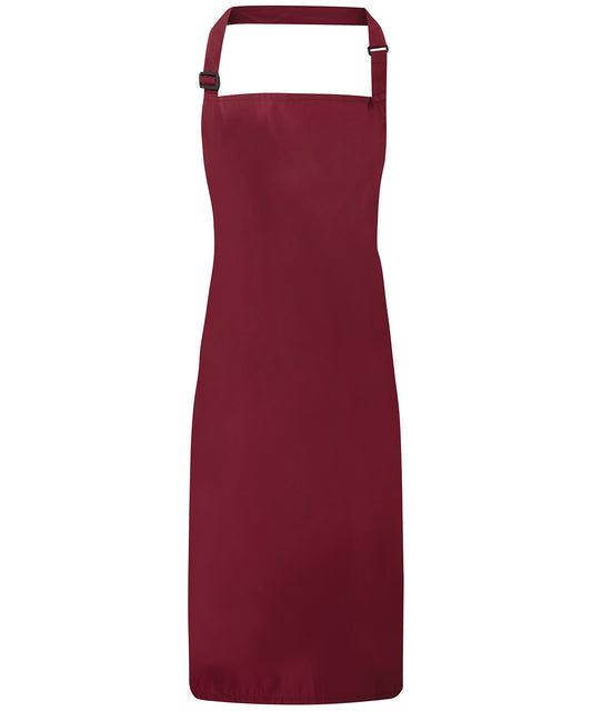 Premier Waterproof bib apron Burgundy