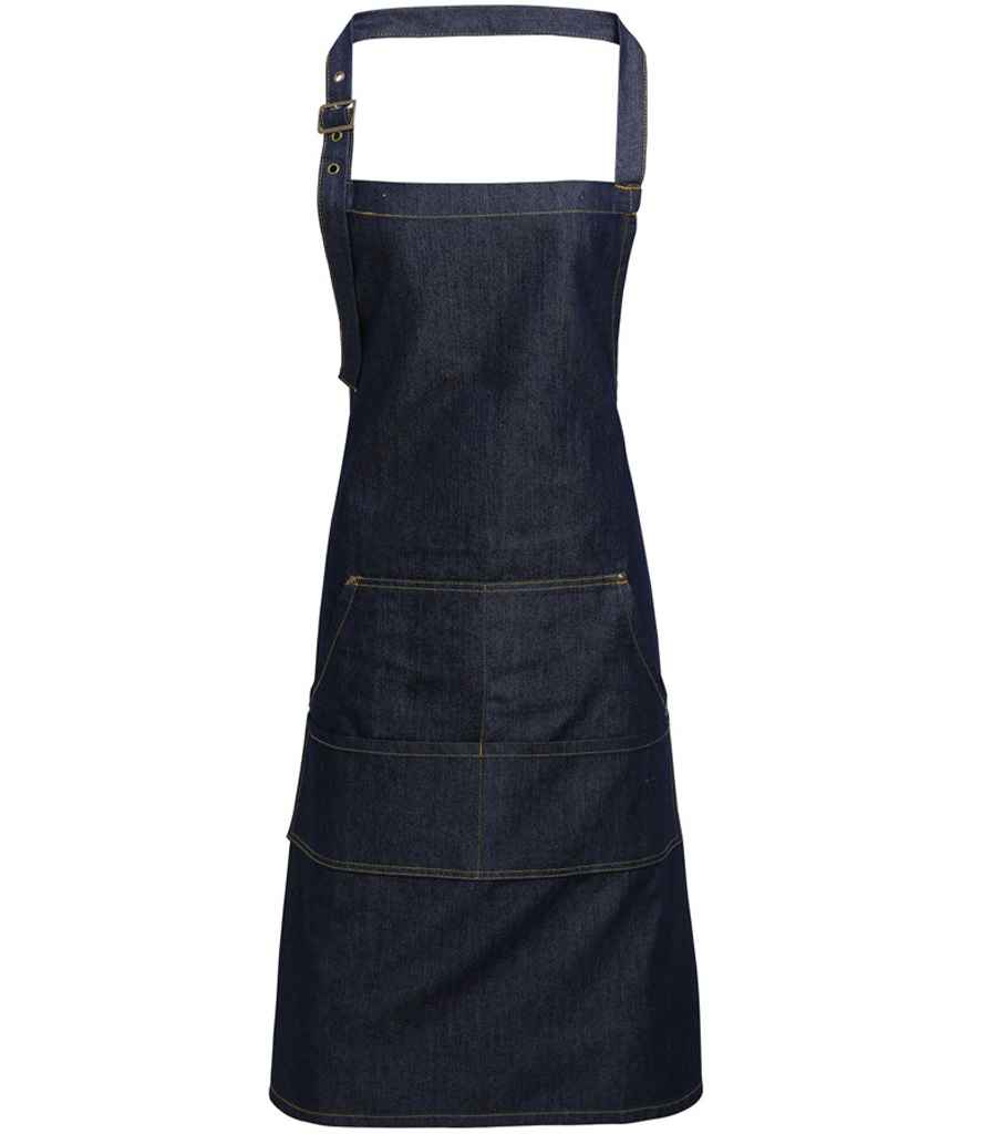Premier Denim Bib Apron in Indigo Denim