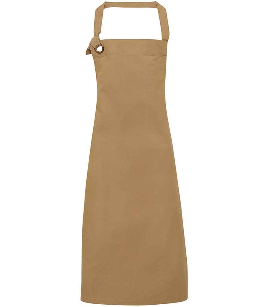 Premier Calibre Bib Apron in Khaki