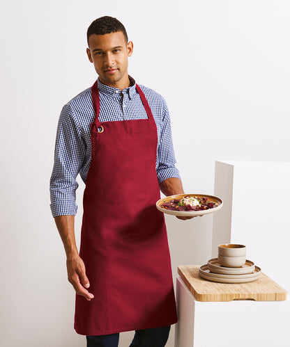 Premier Calibre heavy cotton canvas bib apron Black