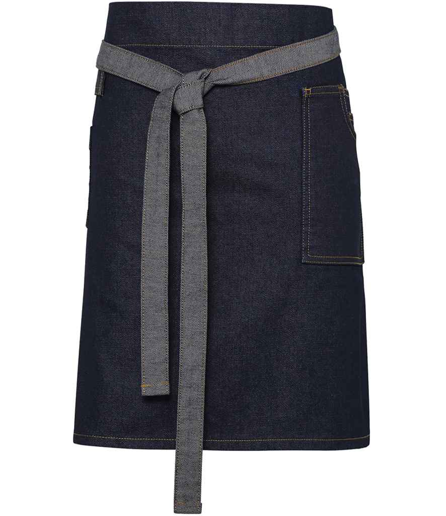Premier Division Waist Apron in Indigo Denim