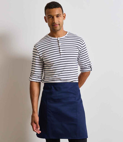 Premier 'Colours' Mid Length Apron with Pocket - model image