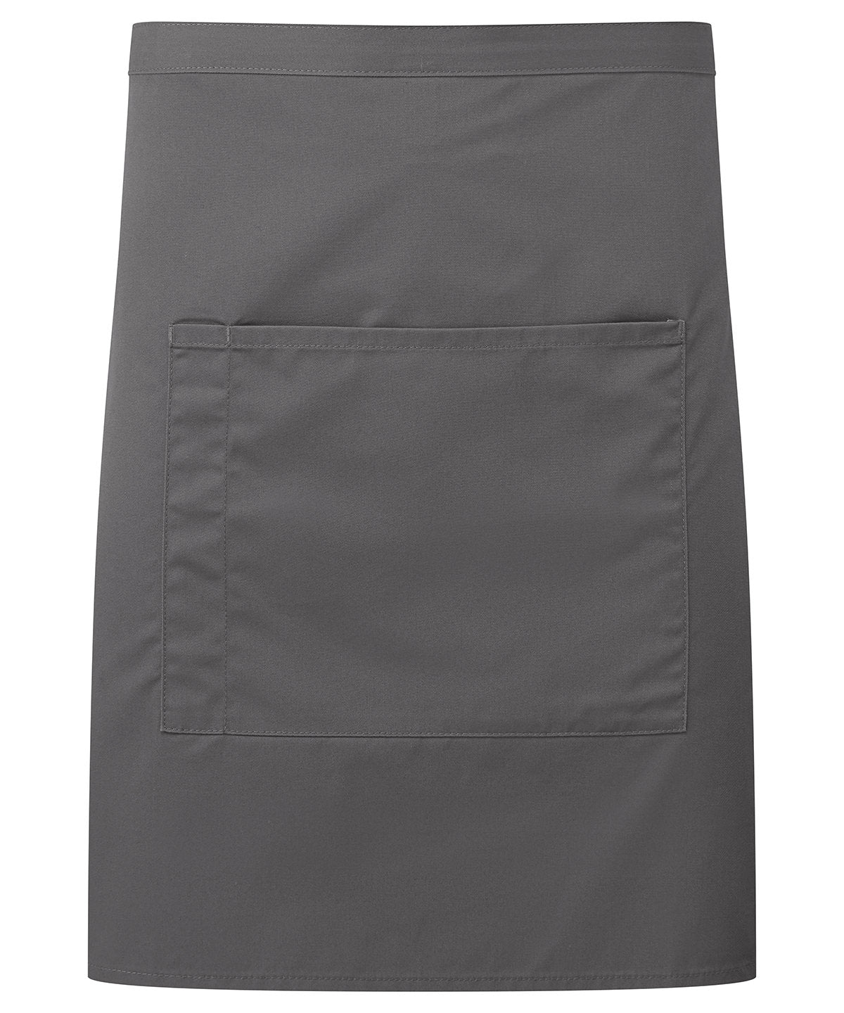Premier ‘Colours collection’ mid-length pocket apron Dark Grey
