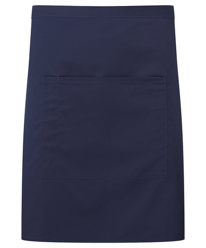 Premier ‘Colours collection’ mid-length pocket apron Navy