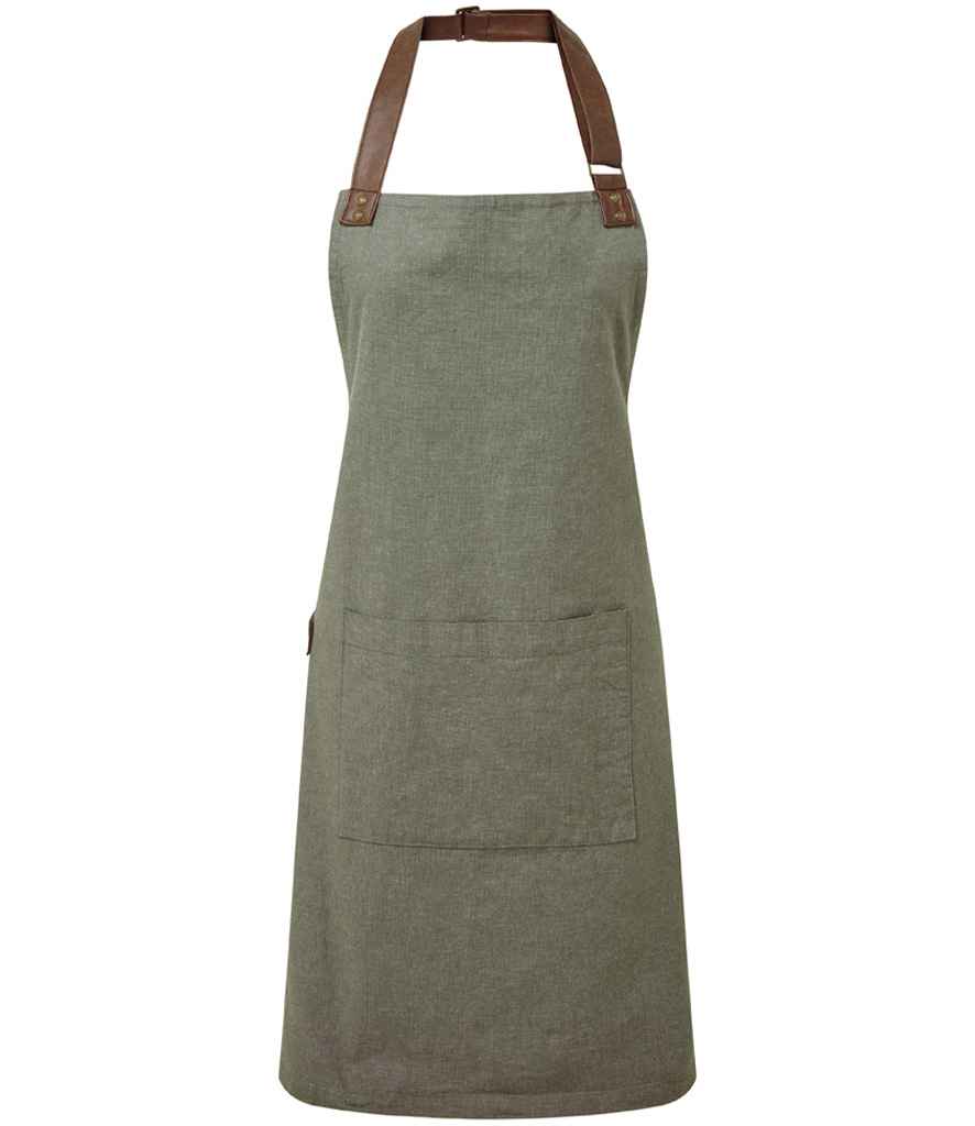 Premier Annex Oxford Bib Apron in Moss