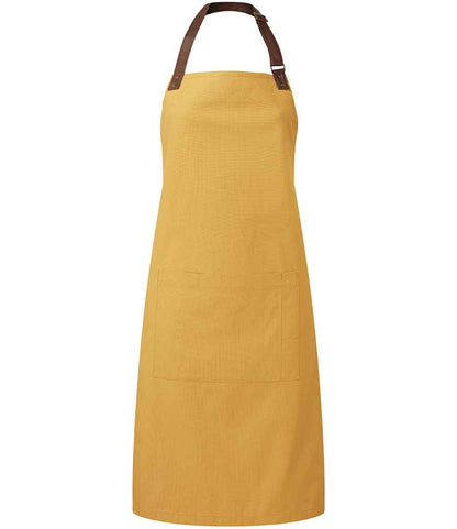 Premier Annex Oxford Bib Apron in Mustard