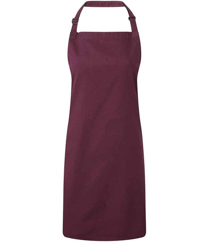 Premier 'Colours' Bib Apron in Aubergine