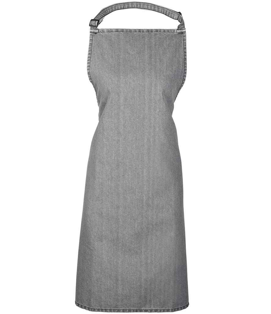 Premier 'Colours' Bib Apron in Grey Denim