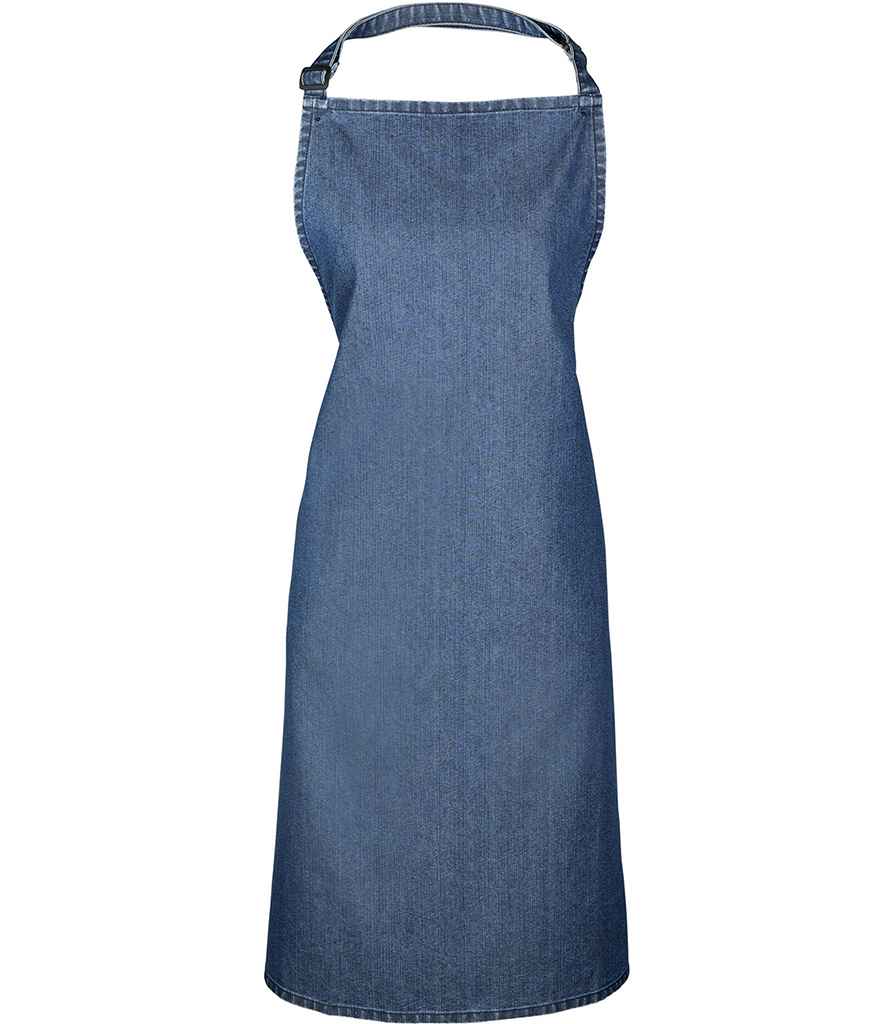 Premier 'Colours' Bib Apron in Indigo Denim