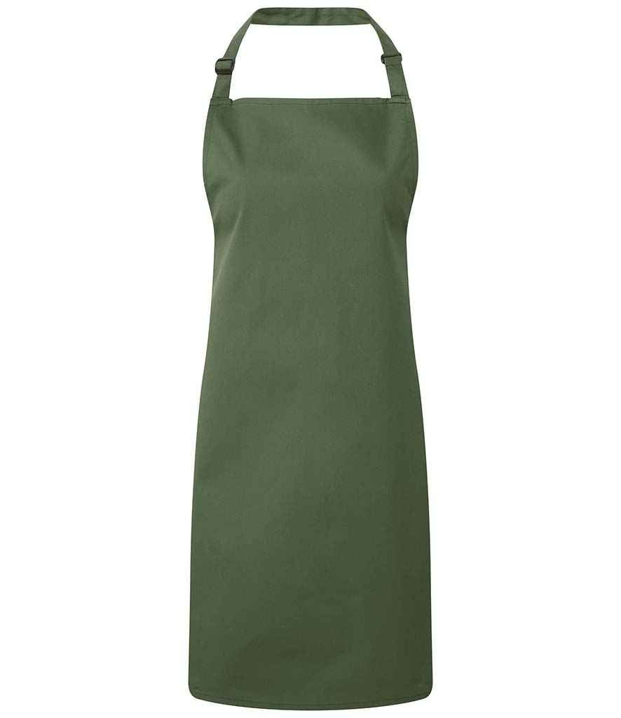 Premier 'Colours' Bib Apron in Moss