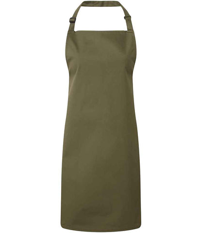 Premier 'Colours' Bib Apron in Olive Green