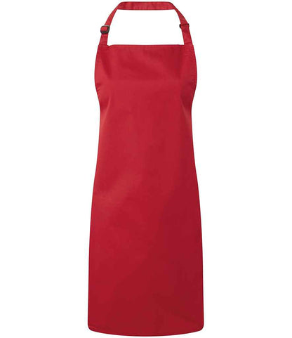 Premier 'Colours' Bib Apron in Red