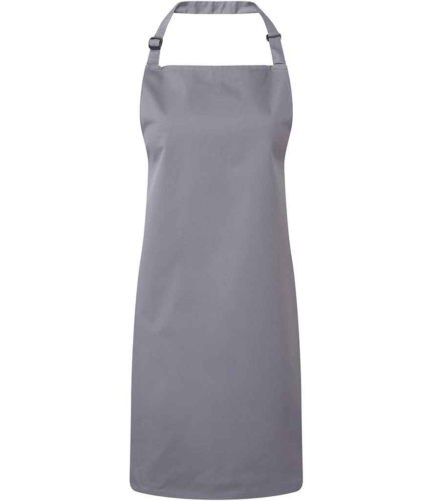 Premier 'Colours' Bib Apron in Steel