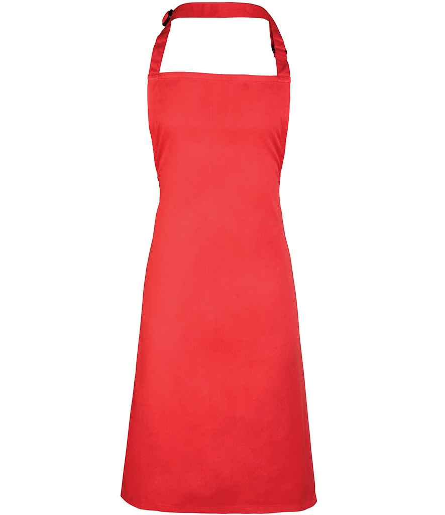 Premier 'Colours' Bib Apron in Strawberry Red