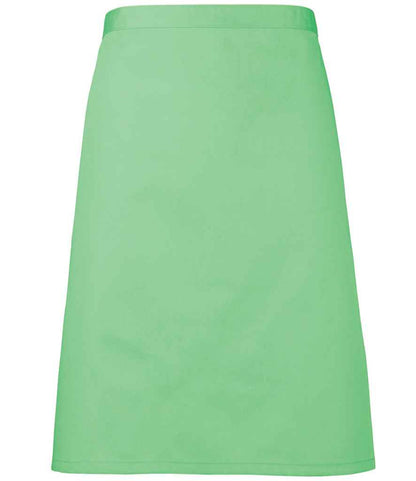 Premier 'Colours' Mid Length Apron in Apple Green