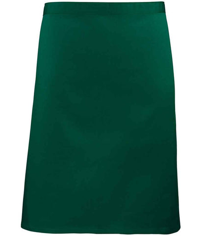 Premier 'Colours' Mid Length Apron in Bottle Green