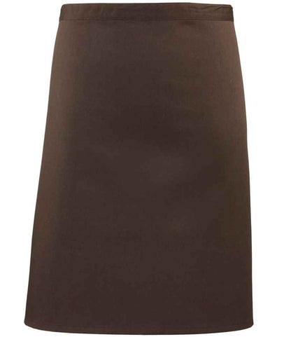 Premier 'Colours' Mid Length Apron in Brown
