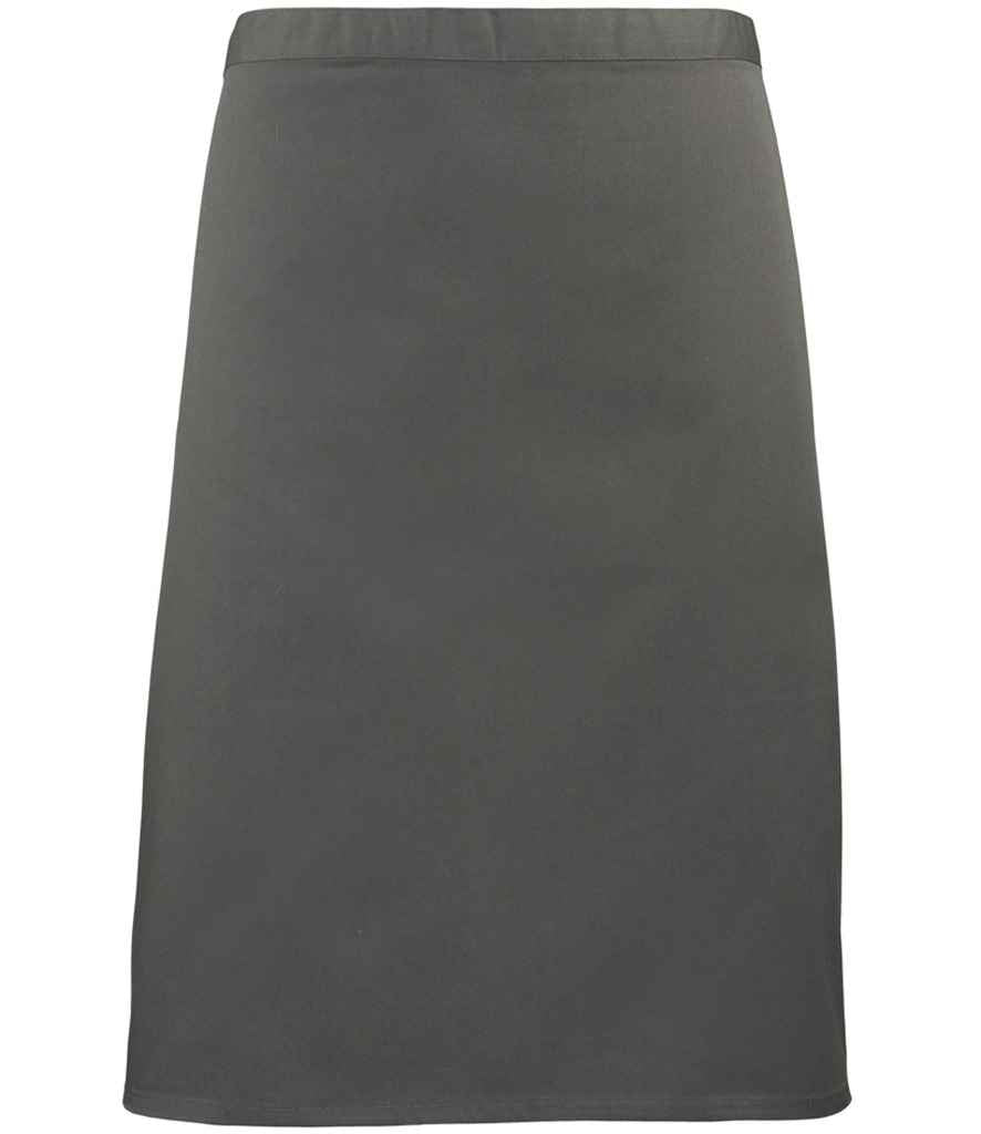 Premier 'Colours' Mid Length Apron in Dark Grey