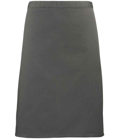 Premier 'Colours' Mid Length Apron in Dark Grey