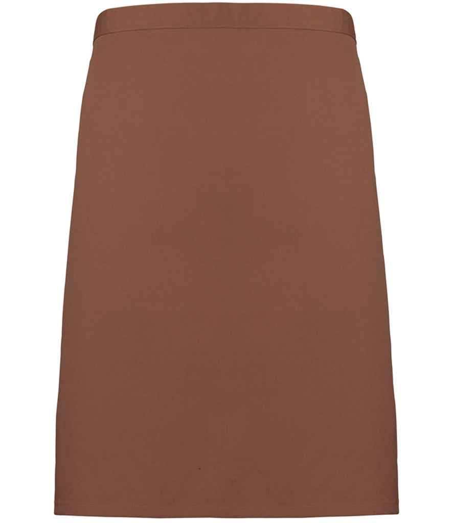 Premier 'Colours' Mid Length Apron in Mocha