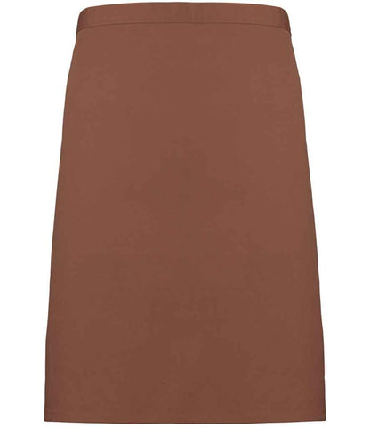 Premier 'Colours' Mid Length Apron in Mocha